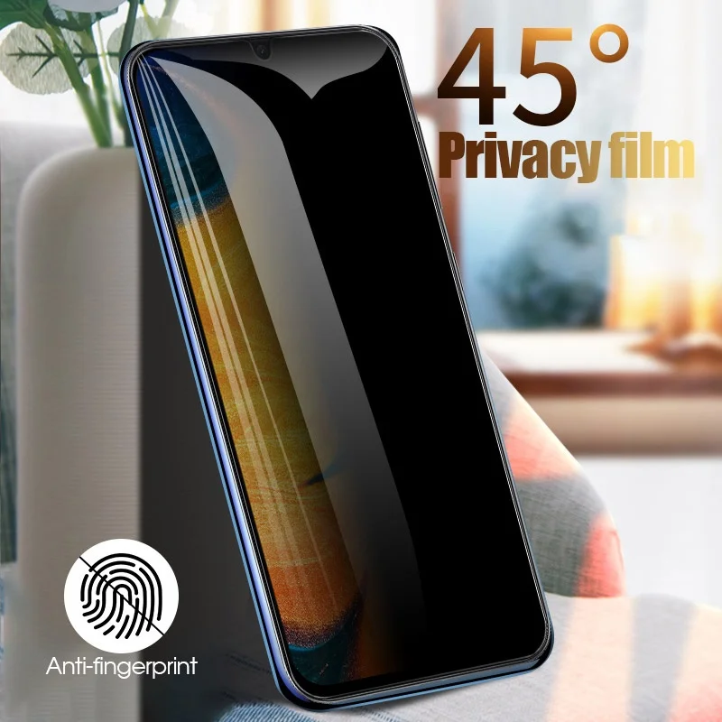 Anti Spy Privacy Glass Case - 삼성 a70s용 안티 스파이 케이스 커버