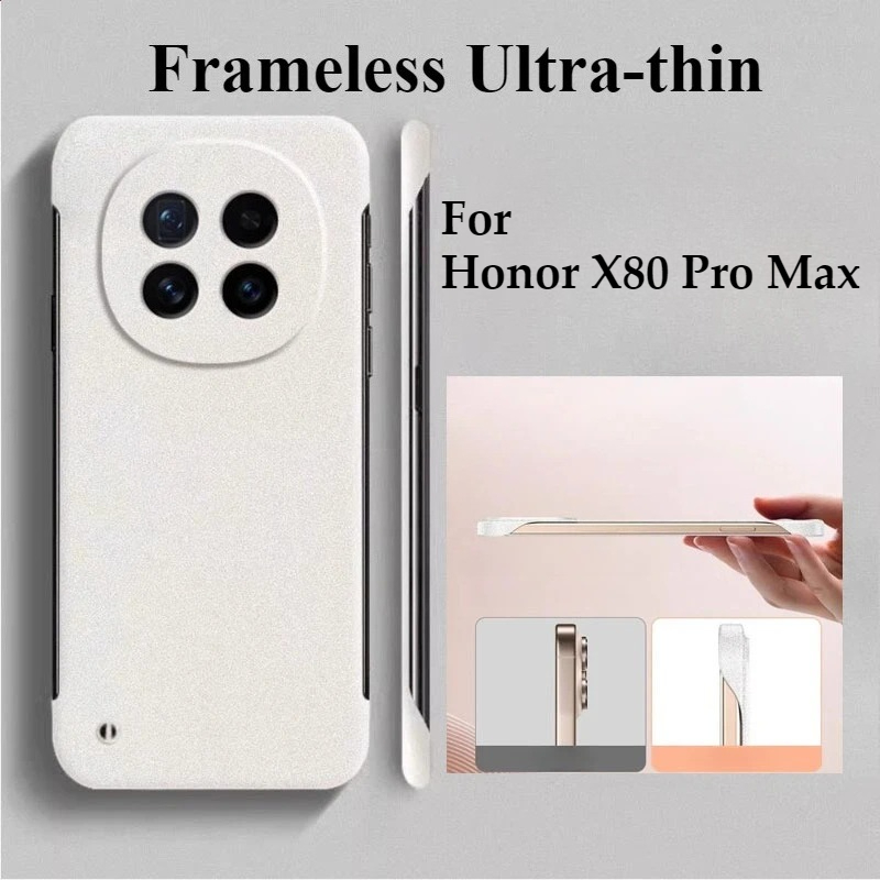 Ultra Thin Frameless Phone Cover - Honor X80 Pro Max용 초슬림 프레임리스