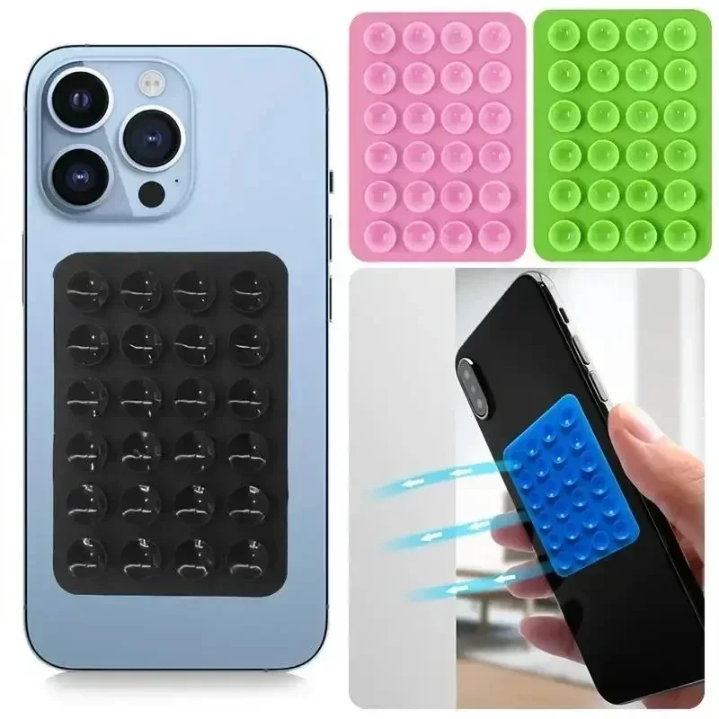 Phone Cases - 다기능 실리콘 흡착식 휴대폰 거치대 매트
