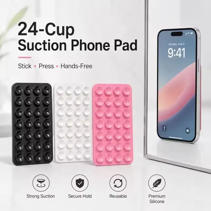 Phone Cases - 실리콘 벽걸이 흡착판 브래킷 창의적인 다기능