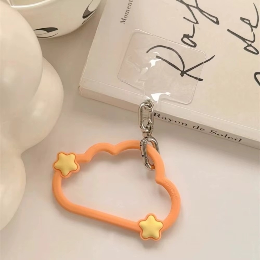 Cute Cartoon Wrist Strap Silicone Case - 귀여운 실리콘 휴대폰 랜야드 스트랩, 분실