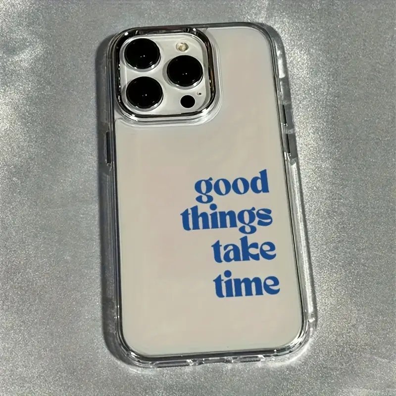 Clear Shockproof Bumper Case - 좋은 제품은 시간이 걸린다 렌즈 프레임