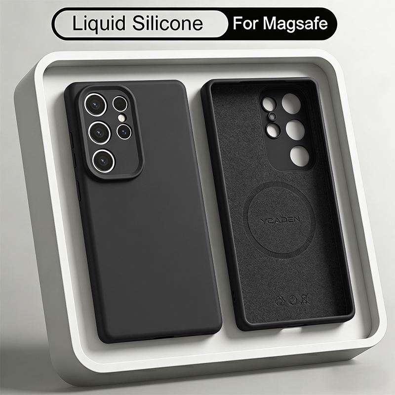 Liquid Silicone Magnetic Phone Case - 삼성 갤럭시 S26 S25 S24 S23