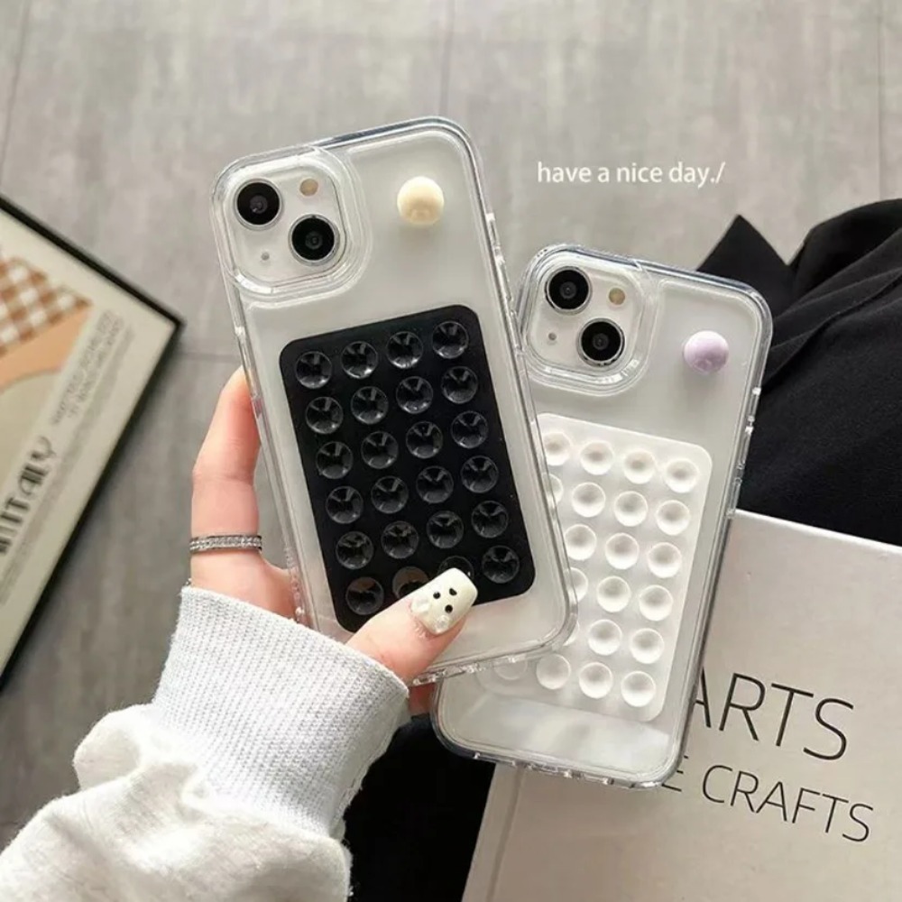 Phone Cases - 실리콘 흡착식 휴대폰 거치대 매트 다기능