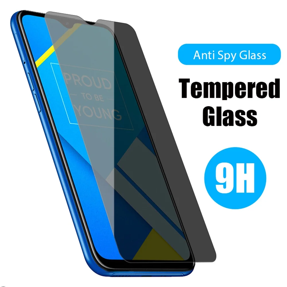 Anti Spy Privacy Glass Case - vivo y55s 5g용 안티 스파이 케이스