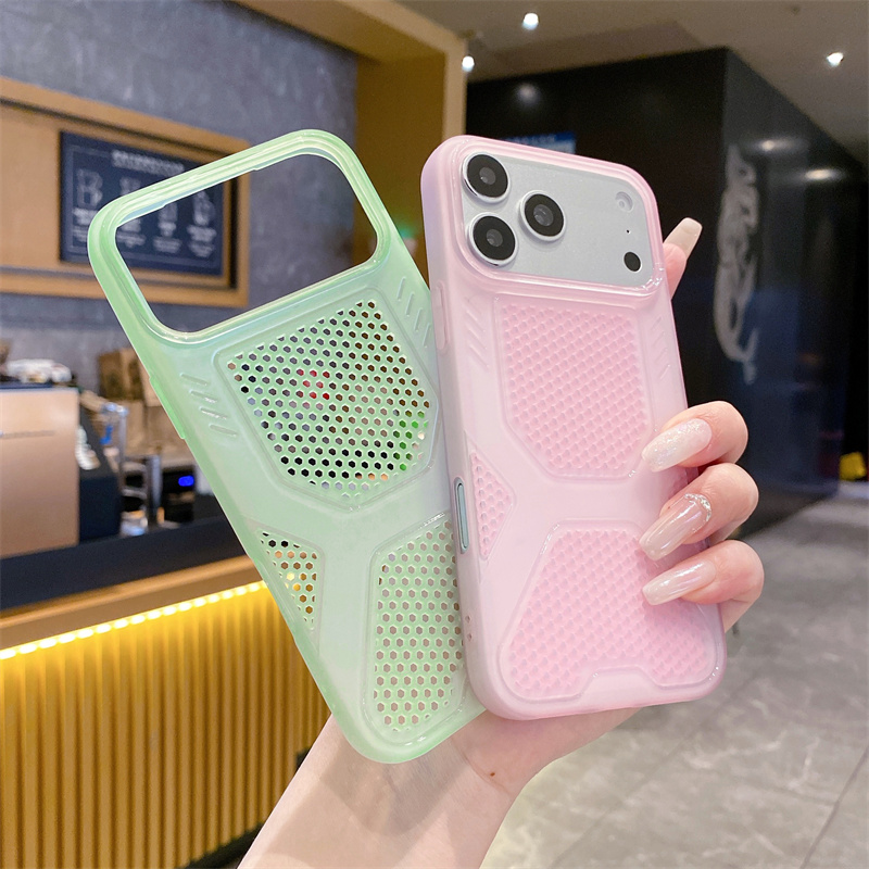 Heat Dissipation Mesh Breathable Case - 열분산 메쉬 소프트 TPU 폰 케이스