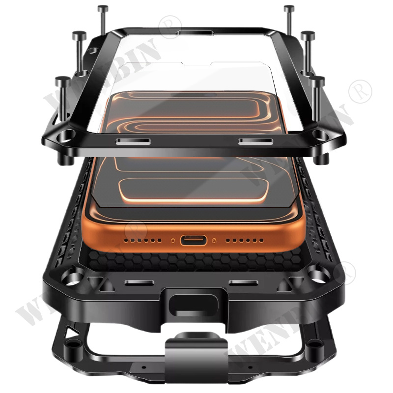 Heavy Duty 360 Full Body Protective Case - 아이폰 17 16 15 프로 맥스