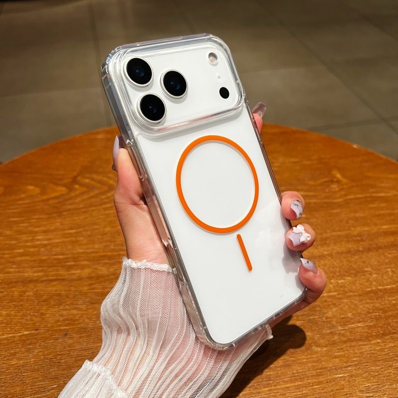 Clear Shockproof Bumper Case - 메이지세이프 마그네틱 투명 무선 충전 케이스