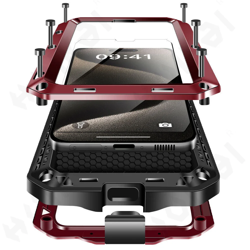 Heavy Duty 360 Full Body Protective Case - 아이폰 17 16 15 14 13
