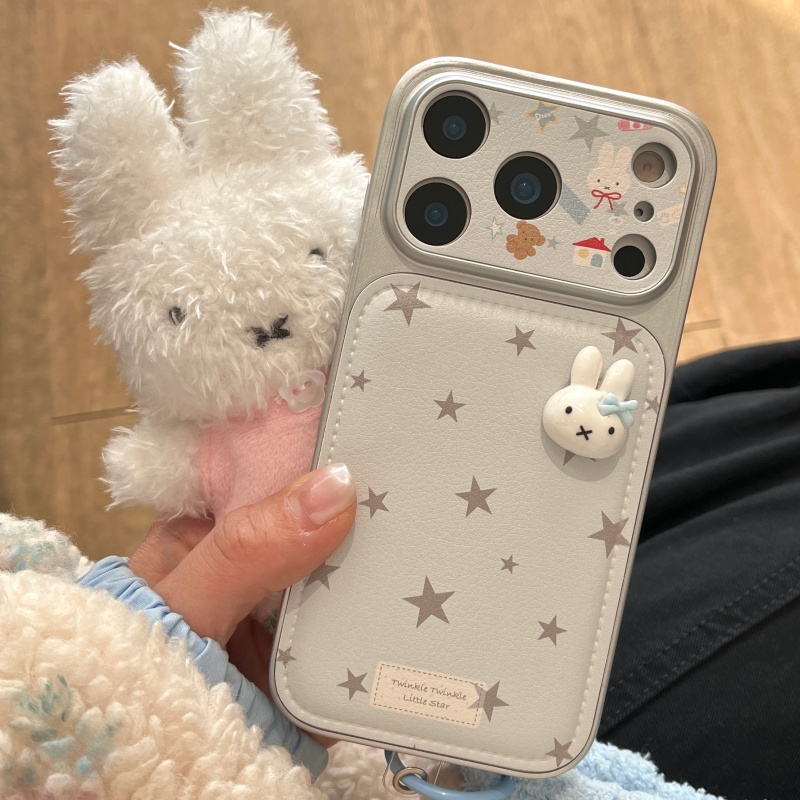Cute Cartoon Wrist Strap Silicone Case - 럭셔리 만화 귀여운 별 3D 입체