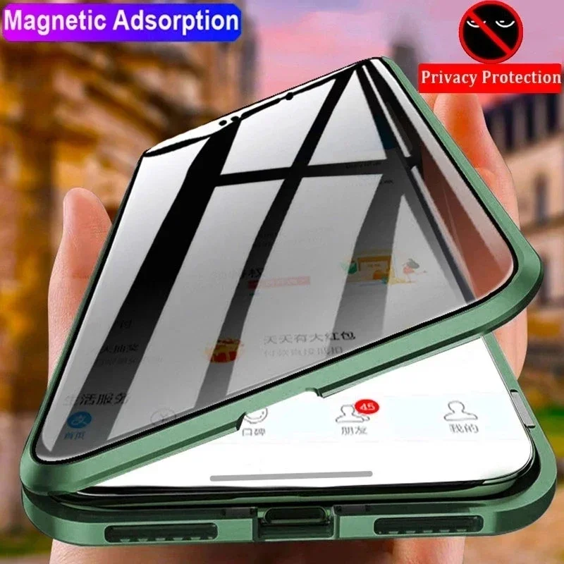 Anti Spy Privacy Glass Case - OPPO Reno 14 13 12 11