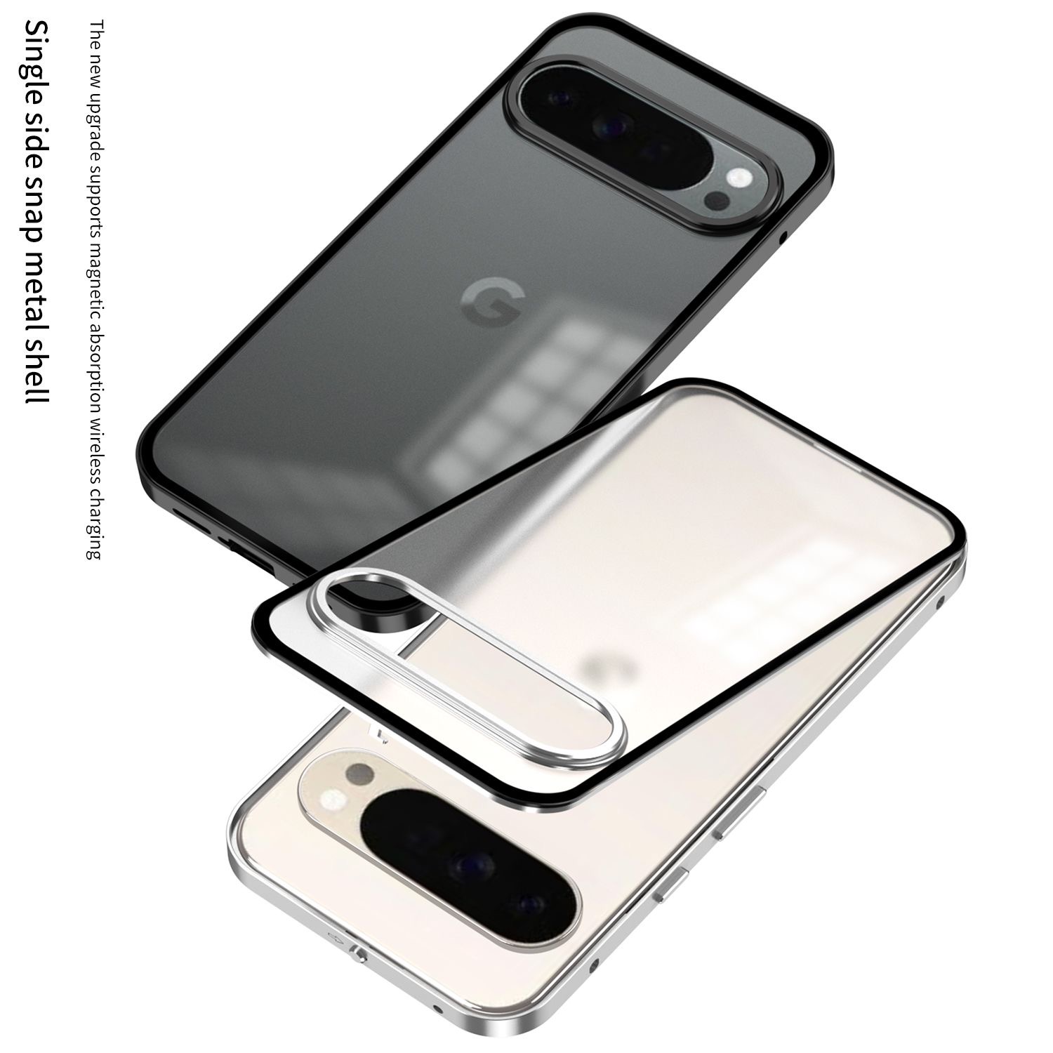 Metal Bumper Aluminum Frame Case - 알루미늄 합금 범퍼 프레임 마그네틱 2-in-1
