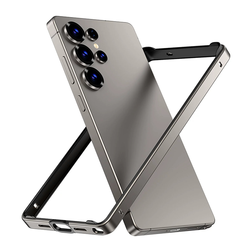 Metal Bumper Aluminum Frame Case - 삼성 갤럭시 S25 울트라 S24 플러스
