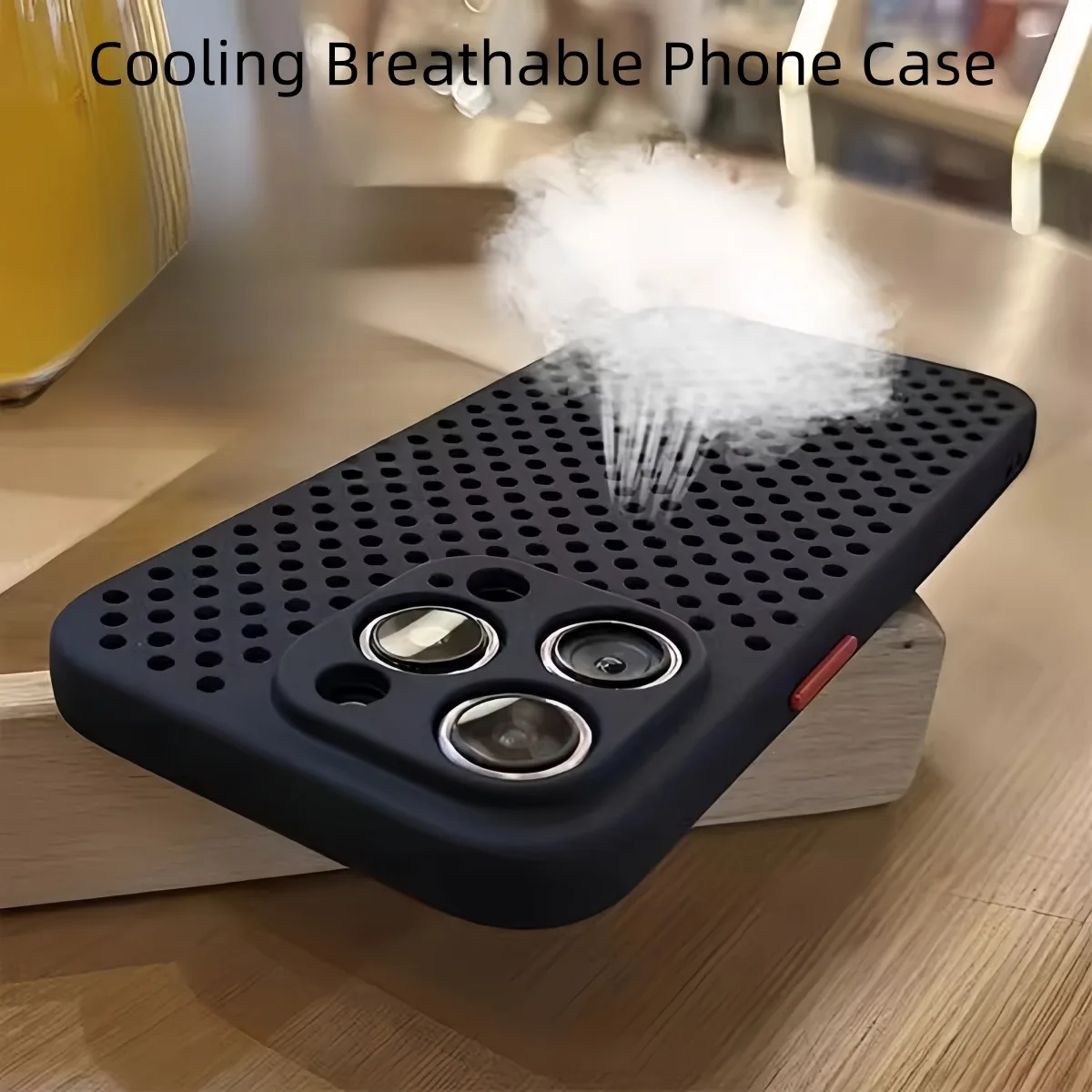 Heat Dissipation Mesh Breathable Case - 방열 냉각 휴대폰 케이스, 아이폰 16,