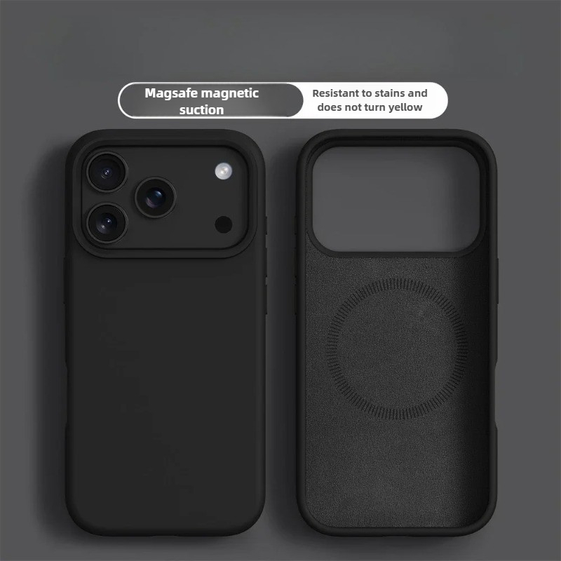 Liquid Silicone Magnetic Phone Case - 액상 실리콘 마그네틱 아이폰17프로맥스 16 15