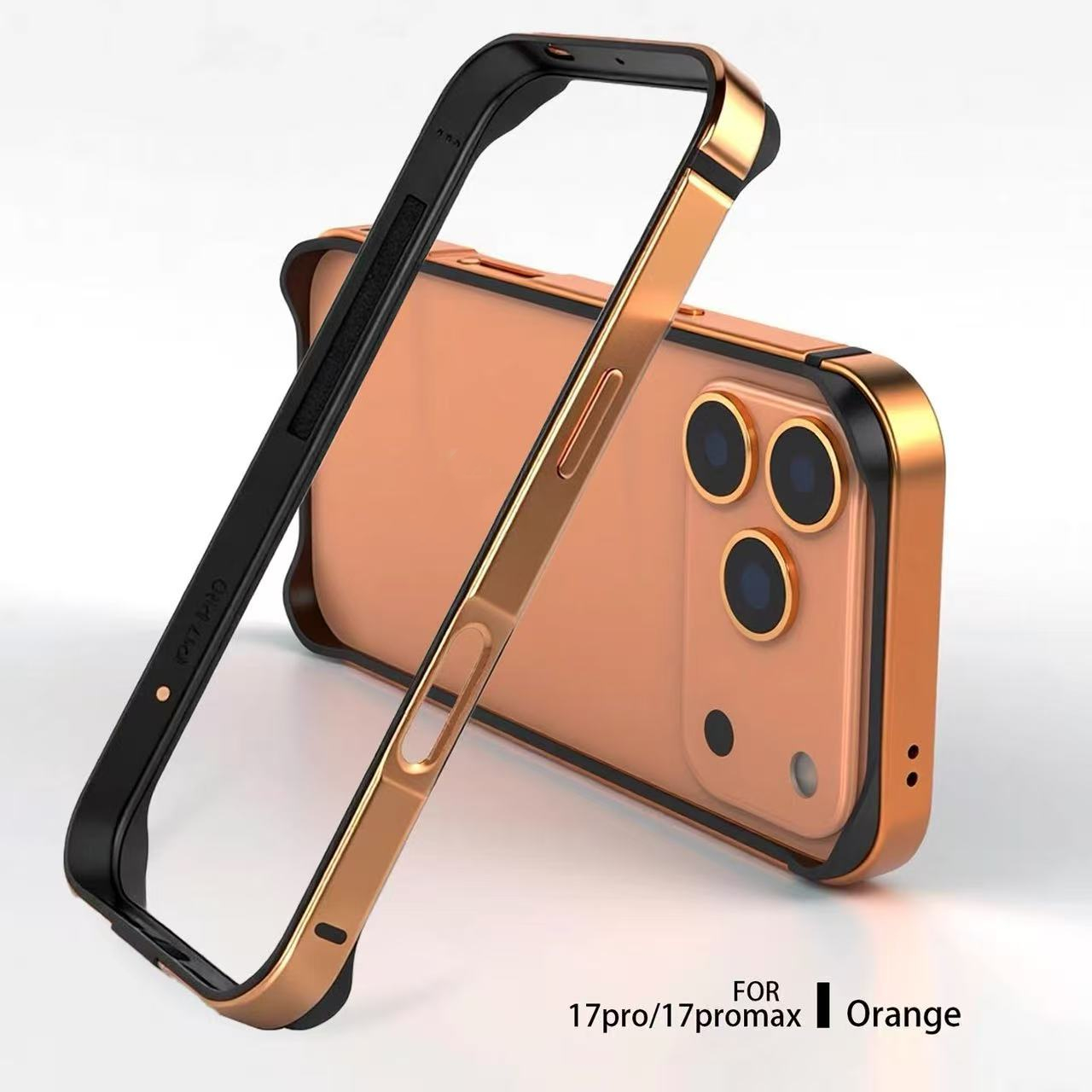 Metal Bumper Aluminum Frame Case - 아이폰 17 프로 맥스 17에어 럭셔리