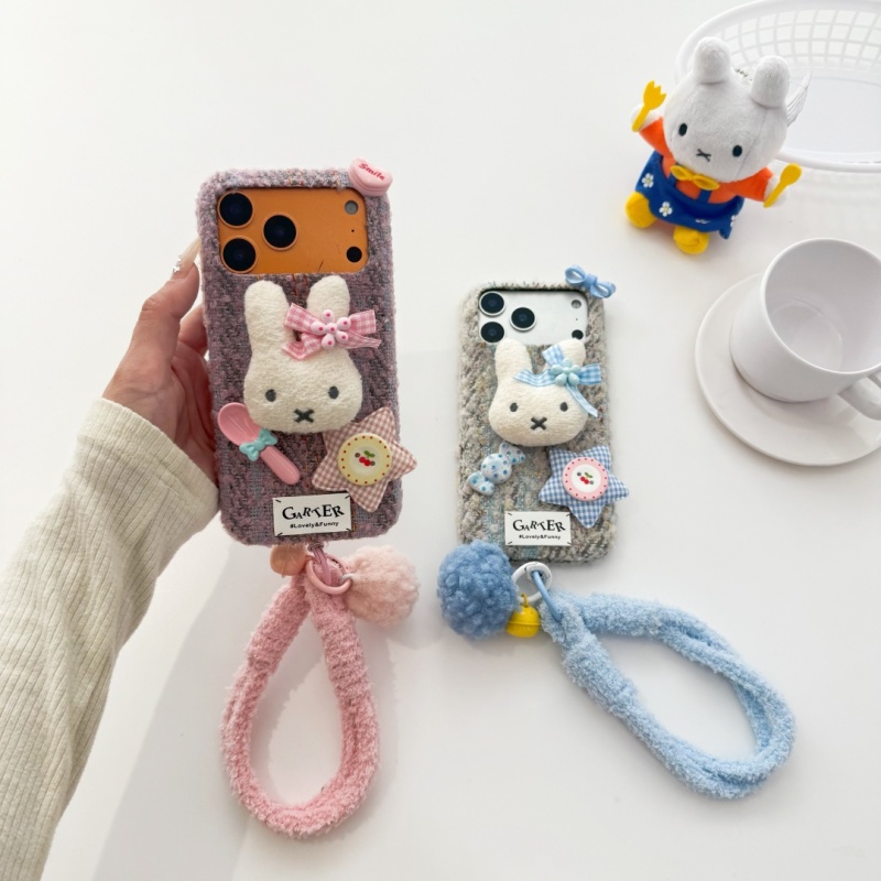  패션 귀여운 만화 캐릭터 미피 폰 케이스 아이폰 1 - Cute Cartoon Wrist Strap Silicone Case 리뷰 및 가격