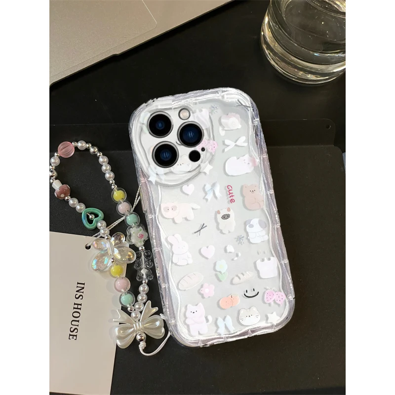 귀여운 고양이 리본 손목 체인 케이스 삼성 갤럭시 S2 - Cute Cartoon Wrist Strap Silicone Case 리뷰 및 가격