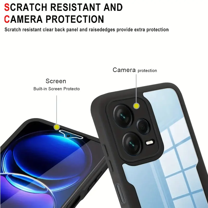 360 전신 투명 케이스, 샤오미 레드미 노트 13 1 - Heavy Duty 360 Full Body Protective Case 리뷰 및 가격