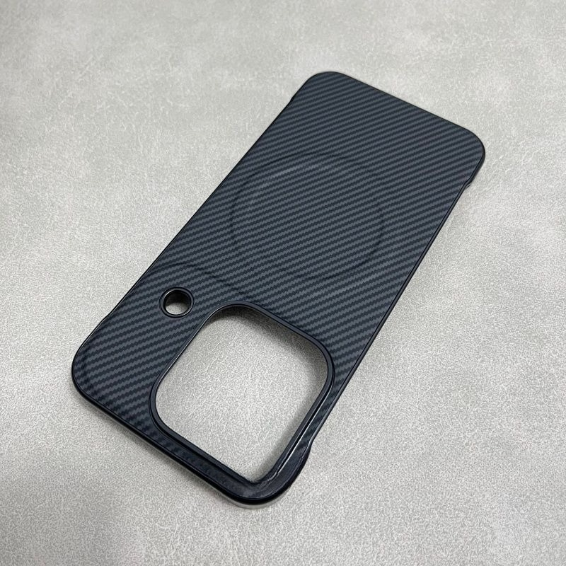 럭셔리 초슬림 카본 파이버 패턴 프레임리스 폰 케이스  - Ultra Thin Frameless Phone Cover 리뷰 및 가격