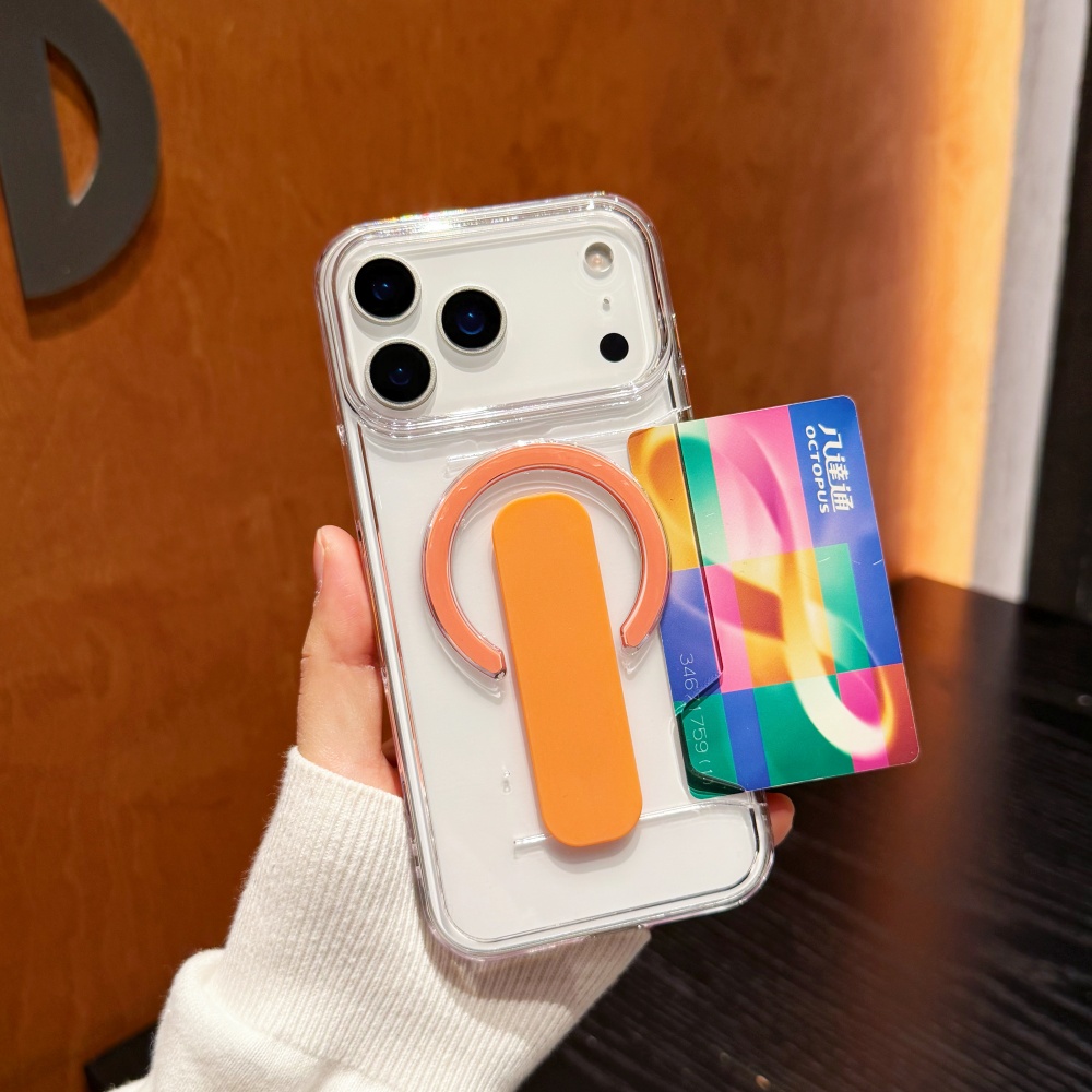 새로운 카드 홀더가 있는 맥세이프 마그네틱 폰 케이스  - Clear Shockproof Bumper Case 리뷰 및 가격