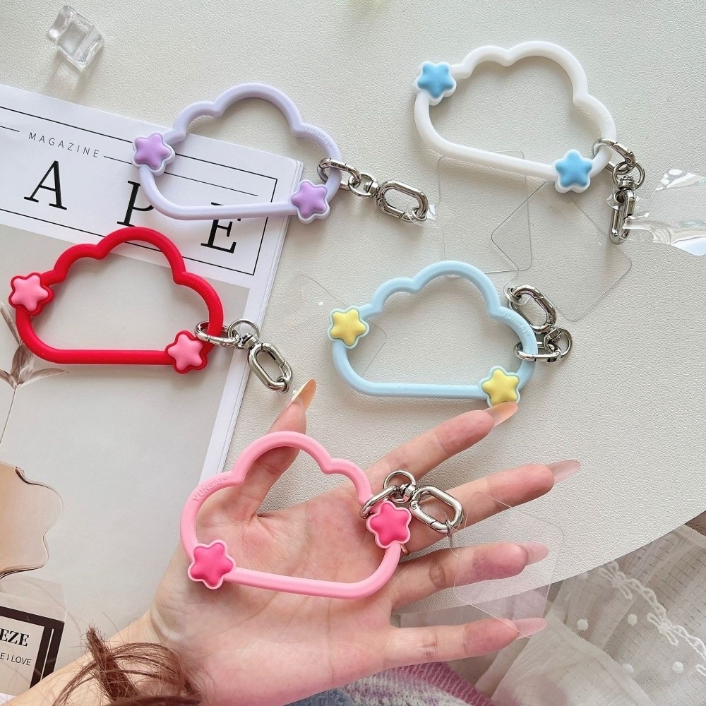 귀여운 실리콘 휴대폰 랜야드 스트랩, 분실 방지 구름  - Cute Cartoon Wrist Strap Silicone Case 리뷰 및 가격