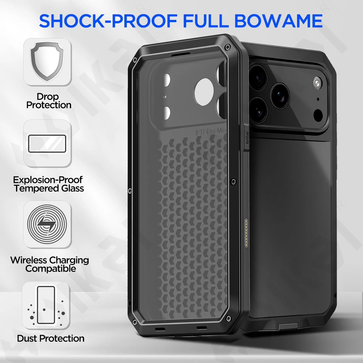 아이폰 17 16 15 14 13 12 11 Pro M - Heavy Duty 360 Full Body Protective Case 리뷰 및 가격