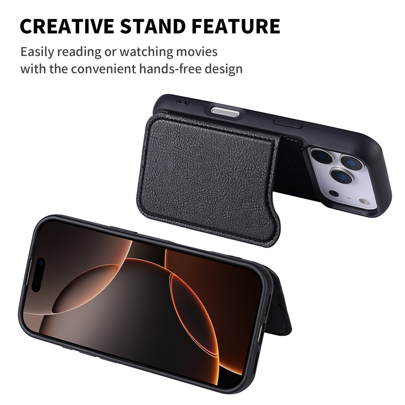 맥세이프 마그네틱 플립 가죽 지갑 카드 홀더 아이폰 1 - Leather Wallet Card Holder Phone Cover 리뷰 및 가격