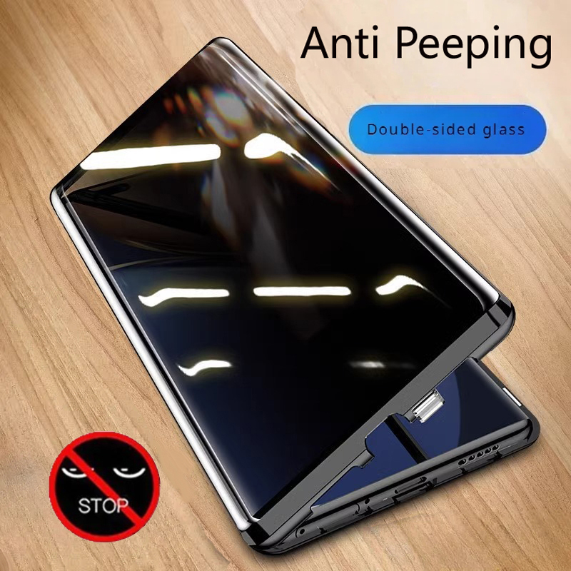 금속 전화 케이스 삼성 갤럭시 S23 S22 S25 P - Anti Spy Privacy Glass Case 리뷰 및 가격