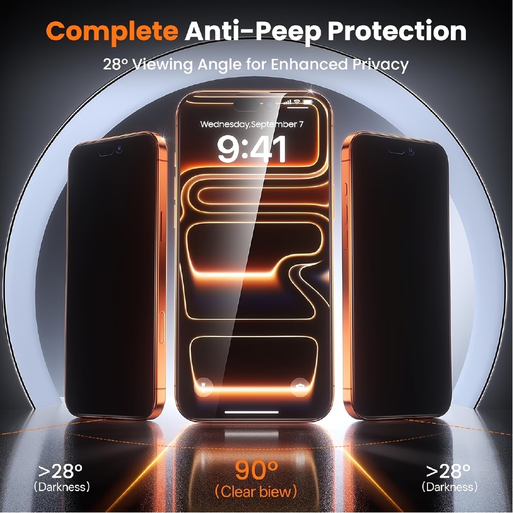 [5개 세트] 프라이버시 강화유리 화면 보호 필름 3개 - Anti Spy Privacy Glass Case 리뷰 및 가격