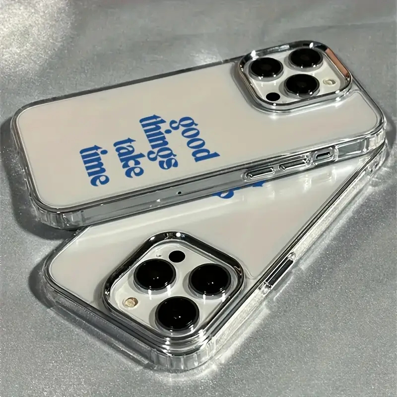 좋은 제품은 시간이 걸린다 렌즈 프레임 케이스 아이폰  - Clear Shockproof Bumper Case 리뷰 및 가격