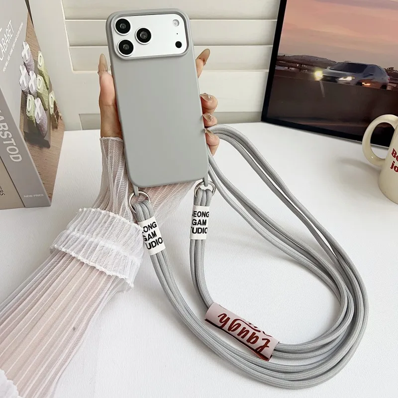 아이폰 18 17 16 15 14 13 프로 맥스 플러 - Crossbody Lanyard Neck Strap Case 리뷰 및 가격