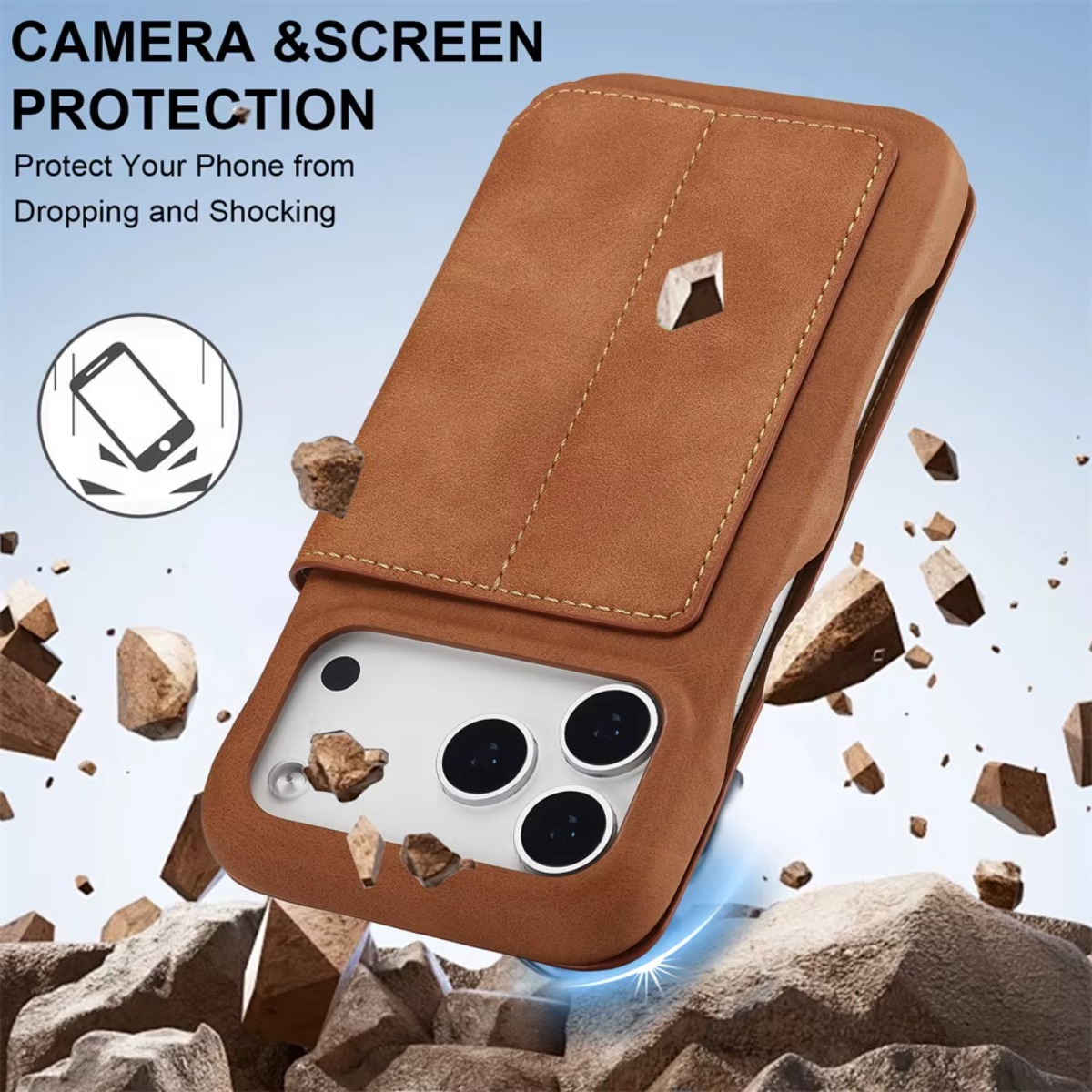 가죽 지갑 자석 플립 커버 카드 홀더 포함 애플 아이폰 - Leather Wallet Card Holder Phone Cover 리뷰 및 가격