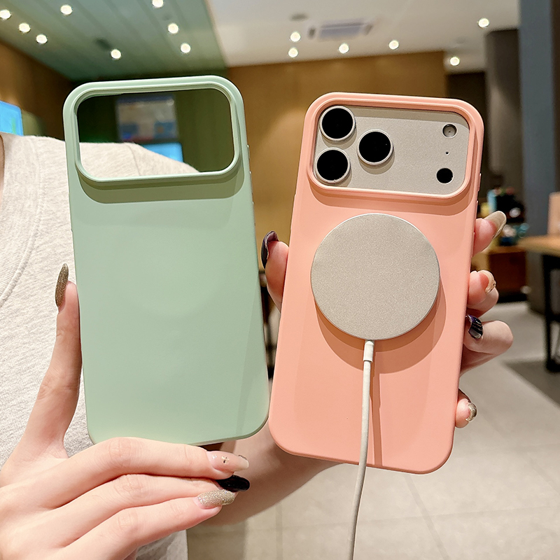 솔리드 컬러 리퀴드 실리콘 마그네틱 무선 충전 폰 케이 - Liquid Silicone Magnetic Phone Case 리뷰 및 가격