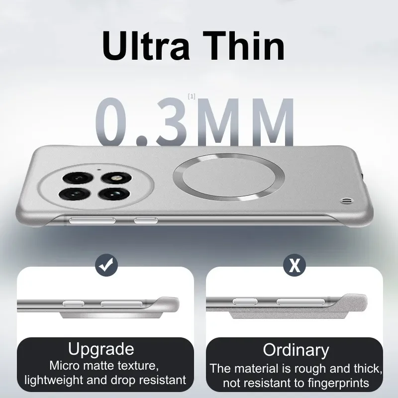 원플러스 13 13R 12 12R 5G용 고급 초슬림  - Ultra Thin Frameless Phone Cover 리뷰 및 가격