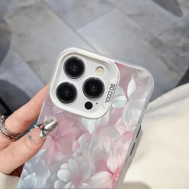핑크 플라워 케이스 아이폰 15Pro 17 16 14  - Screen Protectors 리뷰 및 가격