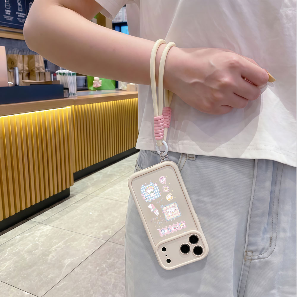 손목 스트랩 만화 귀여운 고양이 끈 달린 폰 케이스 삼 - Cute Cartoon Wrist Strap Silicone Case 리뷰 및 가격
