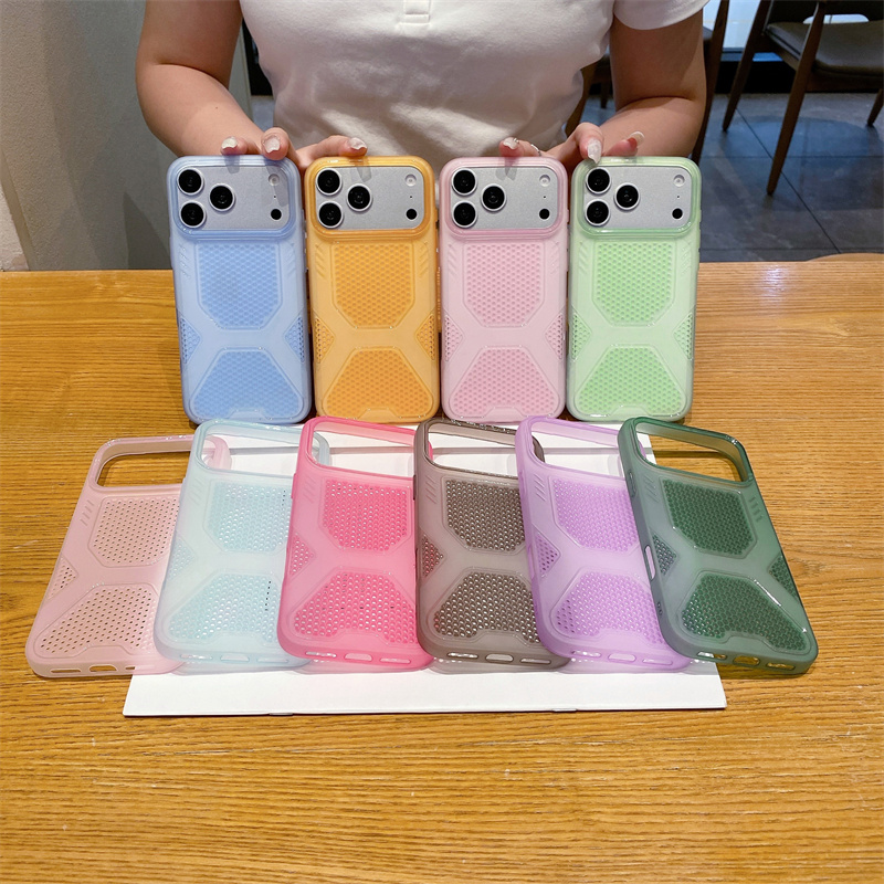 열분산 메쉬 소프트 TPU 폰 케이스 아이폰 17 16 - Heat Dissipation Mesh Breathable Case 리뷰 및 가격