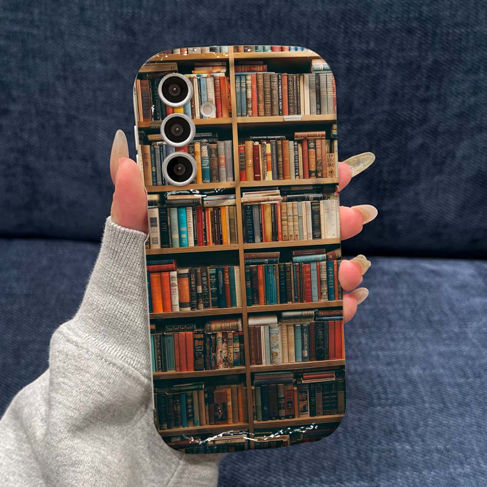 빈티지 패턴 북 스택 폰 케이스 삼성 갤럭시 A56 A - Vintage Floral Pattern Soft Case 리뷰 및 가격