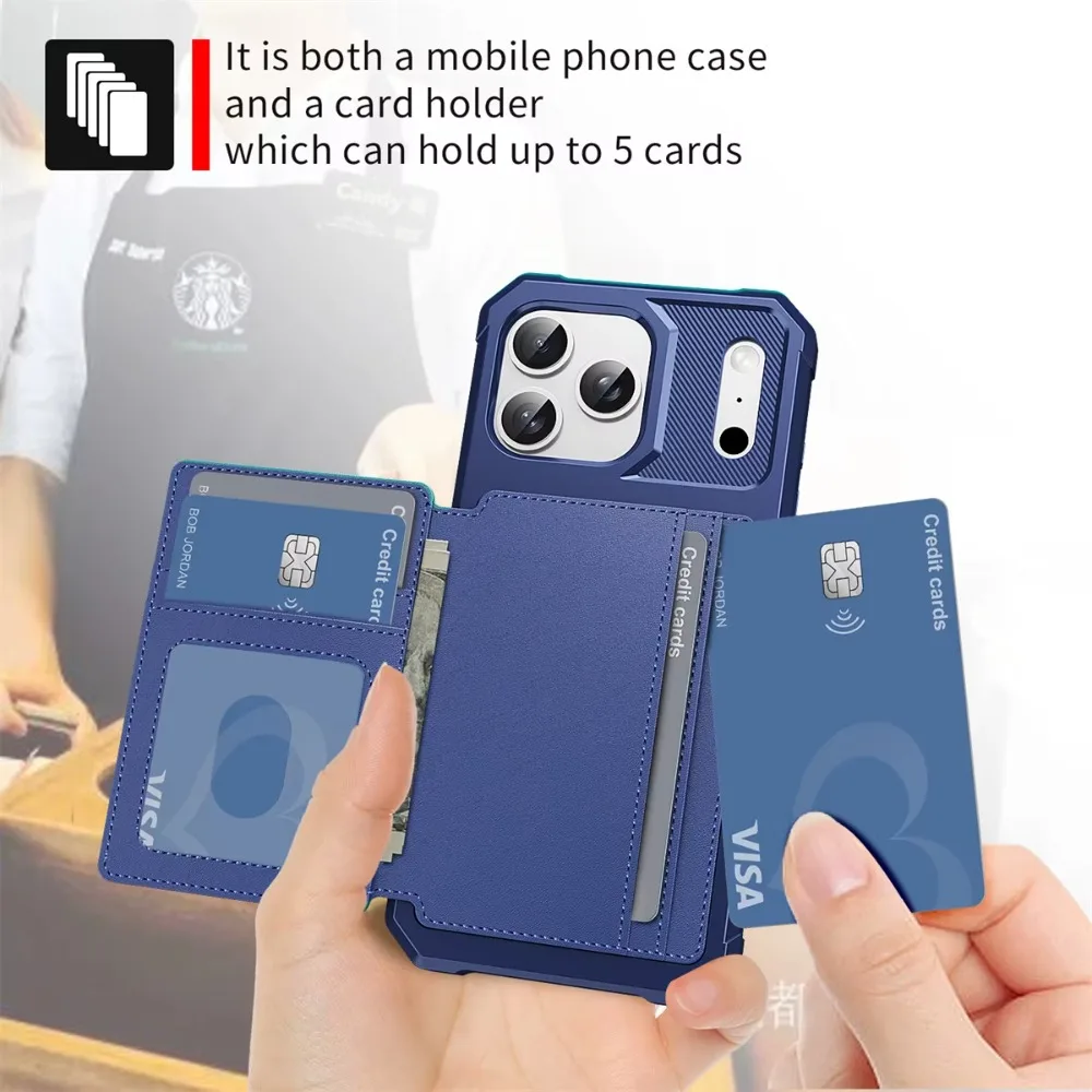 애플 아이폰 18 17 에어 16E 16 15 14 플 - Leather Wallet Card Holder Phone Cover 리뷰 및 가격