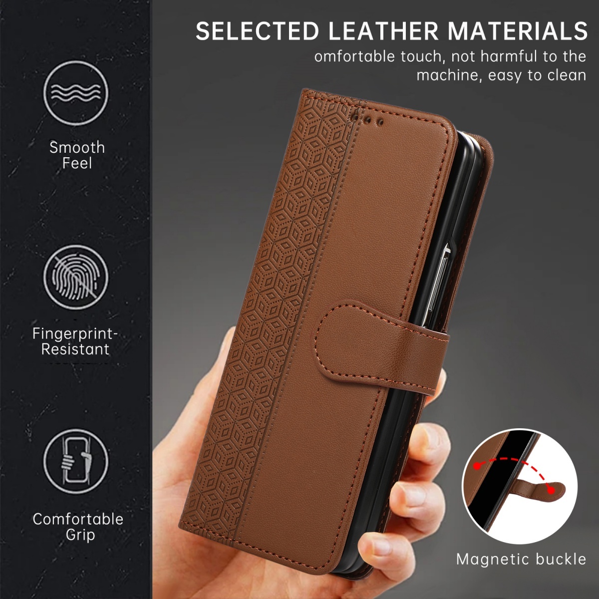 삼성 갤럭시 Z 폴드 8 울트라 7 6 5 4 3 폴드 - Leather Wallet Card Holder Phone Cover 리뷰 및 가격
