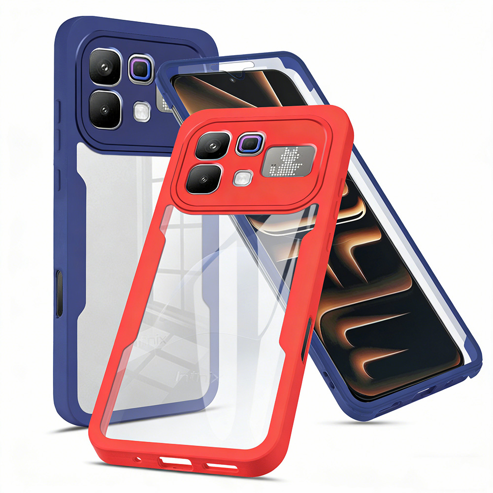 럭셔리 투명 360 °   Infinix Note 60 - Heavy Duty 360 Full Body Protective Case 리뷰 및 가격