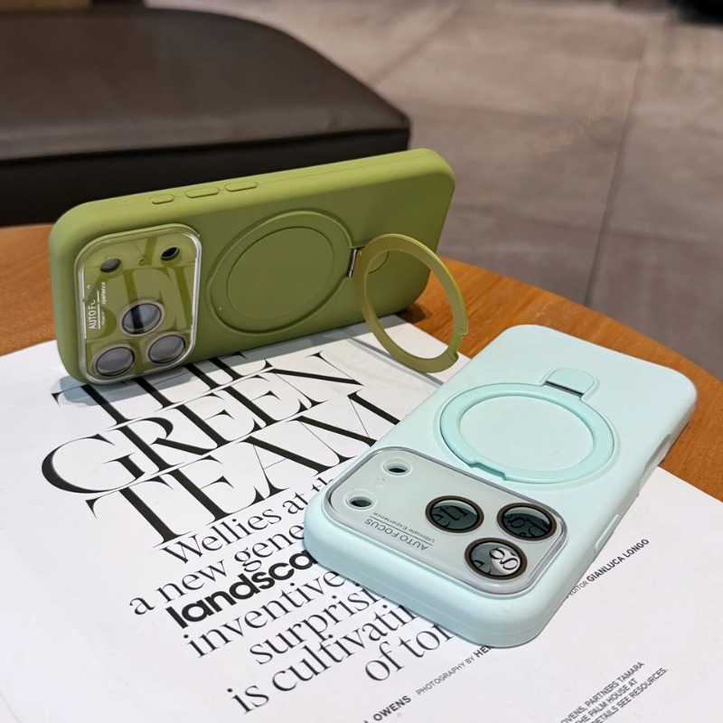 공식 리퀴드 실리콘 스탠드 마그네틱 폰 케이스 아이폰  - Liquid Silicone Magnetic Phone Case 리뷰 및 가격