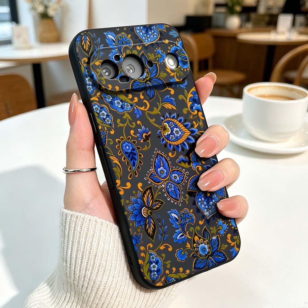 빈티지 디자인 플로럴 패턴 실리콘 커버 (구글 픽셀 6 - Vintage Floral Pattern Soft Case 리뷰 및 가격