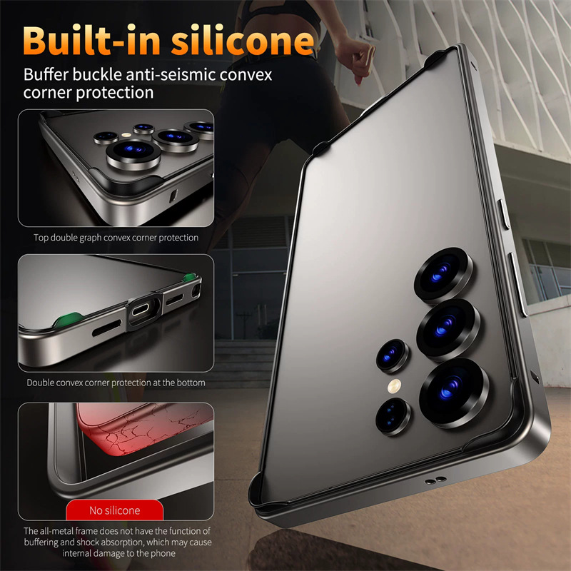 삼성 갤럭시 S25 울트라 S24 플러스 S25울트라  - Metal Bumper Aluminum Frame Case 리뷰 및 가격