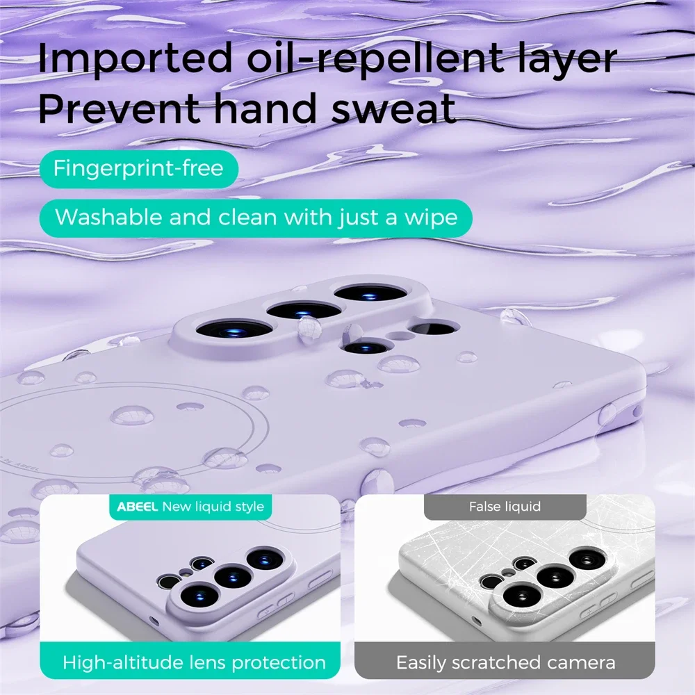 삼성 S26 울트라 S25 S24 FE 플러스용 고품질 - Liquid Silicone Magnetic Phone Case 리뷰 및 가격