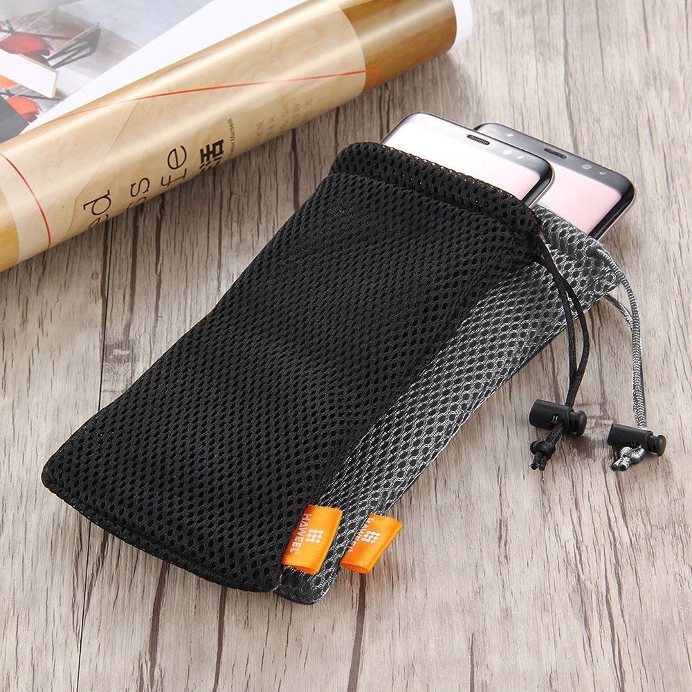 휴대용 다기능 드로스트링 보관 가방 메쉬 나일론 파우치 - Earphones 리뷰 및 가격