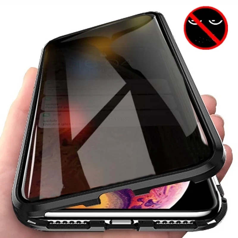 아이폰 15 14 13 12 XR 11 Pro MAX  - Anti Spy Privacy Glass Case 리뷰 및 가격