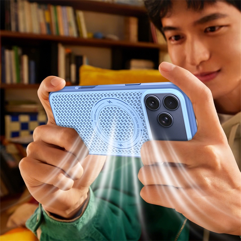 아이폰 17 에어 16 15 14 13 프로 맥스용 맥 - Heat Dissipation Mesh Breathable Case 리뷰 및 가격