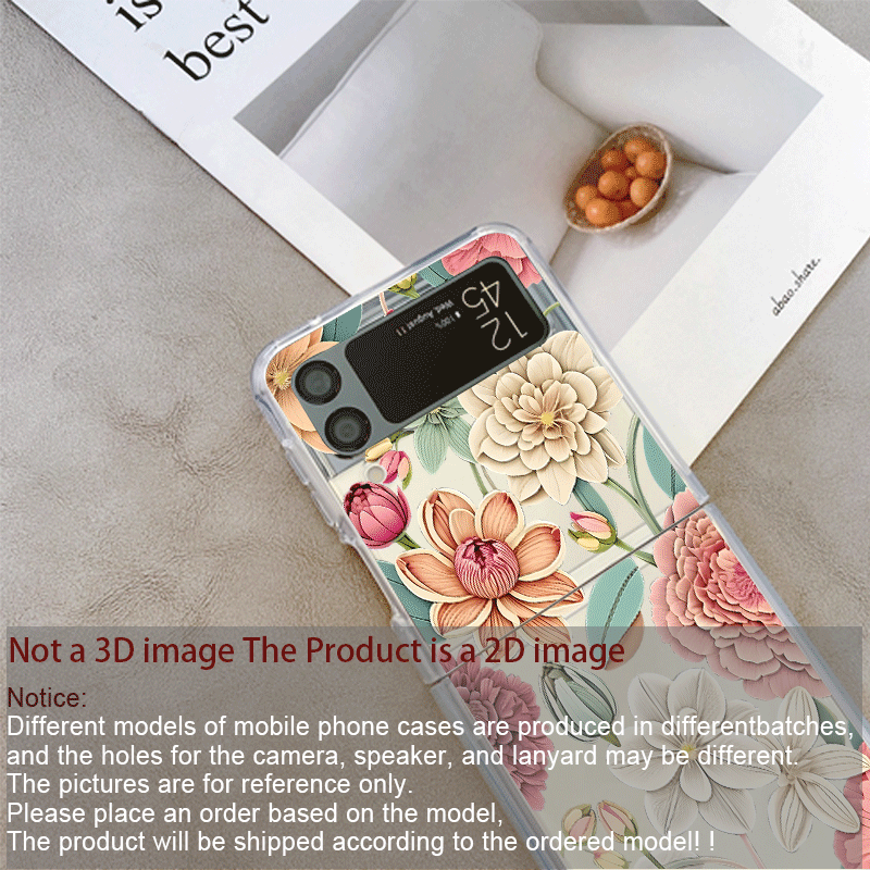 빈티지 꽃무늬 삼성 갤럭시 Z 플립 5 4 6 7 투명 - Vintage Floral Pattern Soft Case 리뷰 및 가격